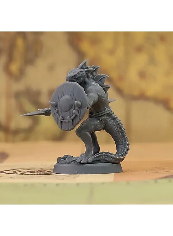 Lizardman Warrior Miniature ABS Tabletop Role Playing Game Figure Fantasy RPG Gift - Image 5