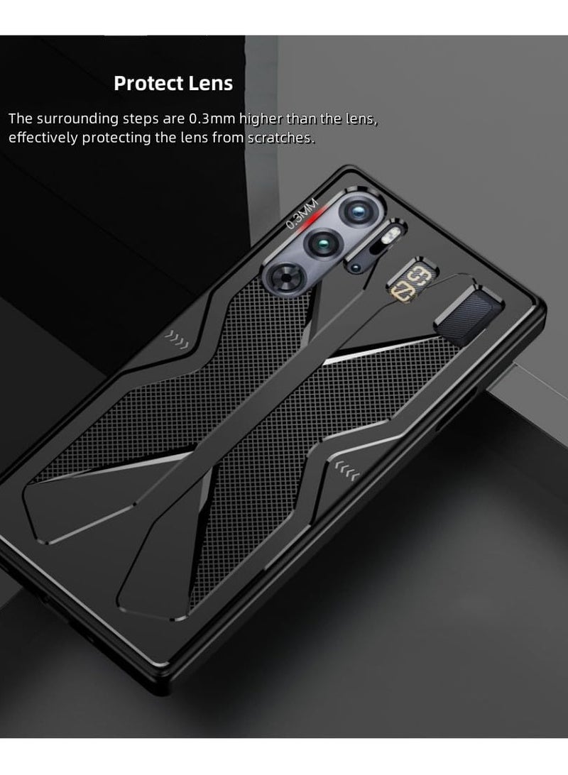 اليشمك حافظة لهاتف Nubia Red Magic 9 Pro/9 Pro+، مادة TPU الناعمة، حافظة مضادة للصدمات، غطاء واقٍ مضاد لبصمات الأصابع، حافظة هاتف لهاتف ZTE Nubia Red Magic 9 Pro/9 Pro+ - Image 2