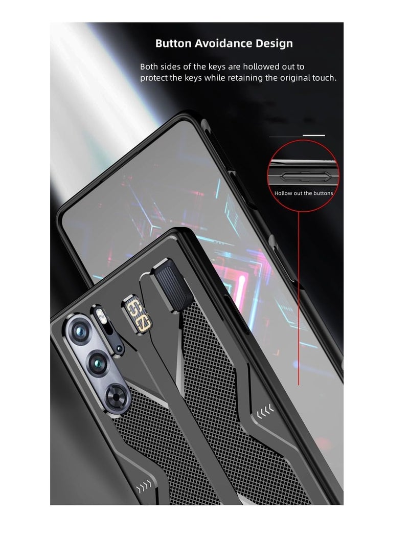 اليشمك حافظة لهاتف Nubia Red Magic 9 Pro/9 Pro+، مادة TPU الناعمة، حافظة مضادة للصدمات، غطاء واقٍ مضاد لبصمات الأصابع، حافظة هاتف لهاتف ZTE Nubia Red Magic 9 Pro/9 Pro+ - Image 3