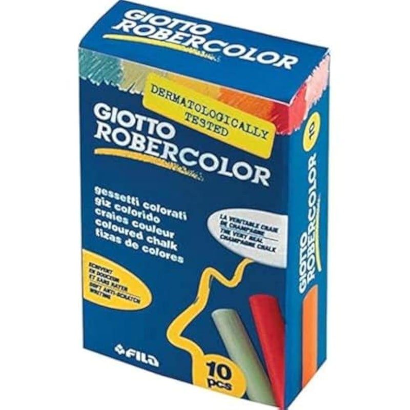 Wonka Giotto 538900 Robercolor Chalks - Set of 10
