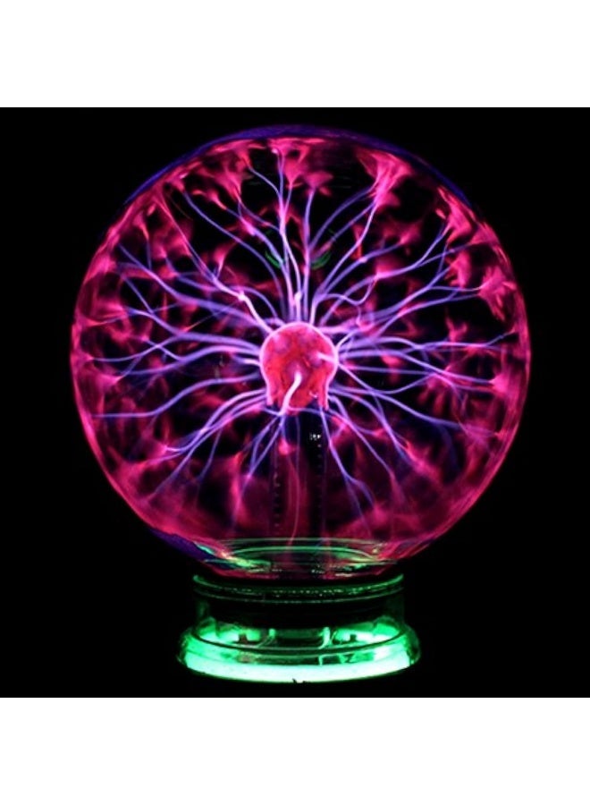 كرة ضوء البلازما الساكنة السحرية الزجاجية الجديدة 4 5 6 بوصة أضواء الطاولة كرات ضوء الليل هدية للأطفال بمناسبة رأس السنة - Image 1