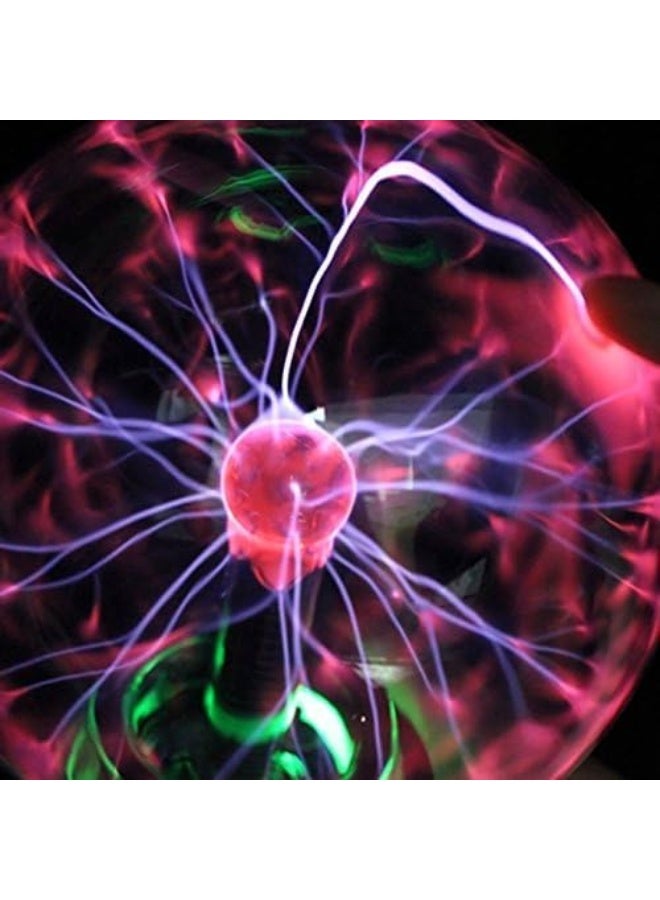 كرة ضوء البلازما الساكنة السحرية الزجاجية الجديدة 4 5 6 بوصة أضواء الطاولة كرات ضوء الليل هدية للأطفال بمناسبة رأس السنة - Image 3