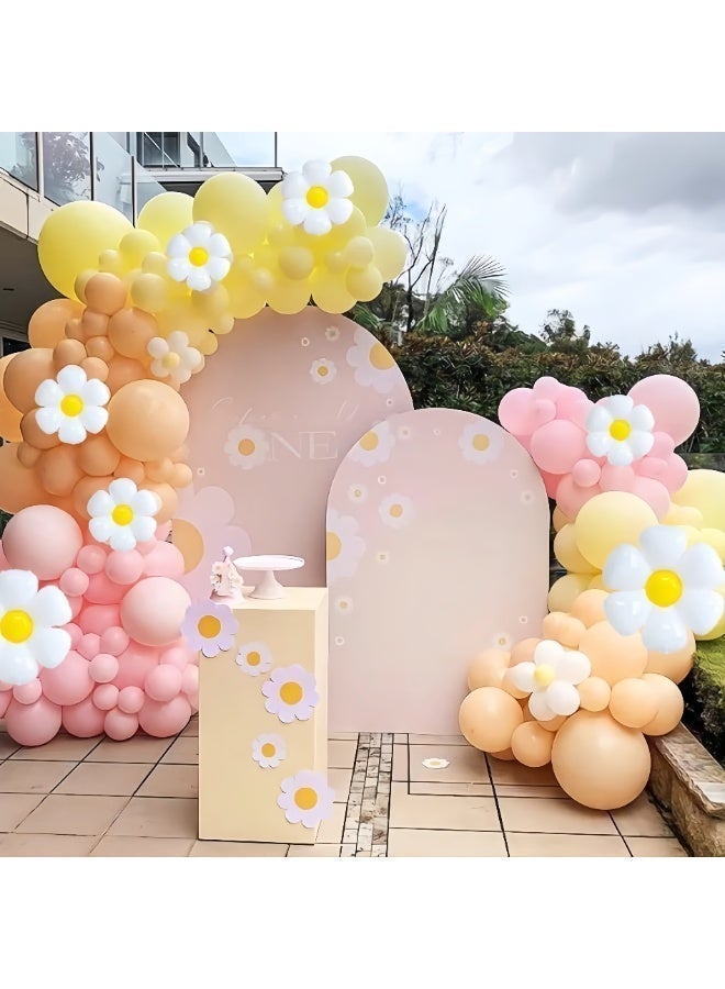 عالم البالونات مجموعة من 163 قطعة من قوس البالونات المزخرفة من اللاتكس بلون الماكارون - مثالية لحفلات التخرج وحفلات استقبال المولود وحفلات الزفاف وأعياد الميلاد وحفلات توديع العزوبية - مناسبة للاستخدام الداخلي والخارجي - Image 1