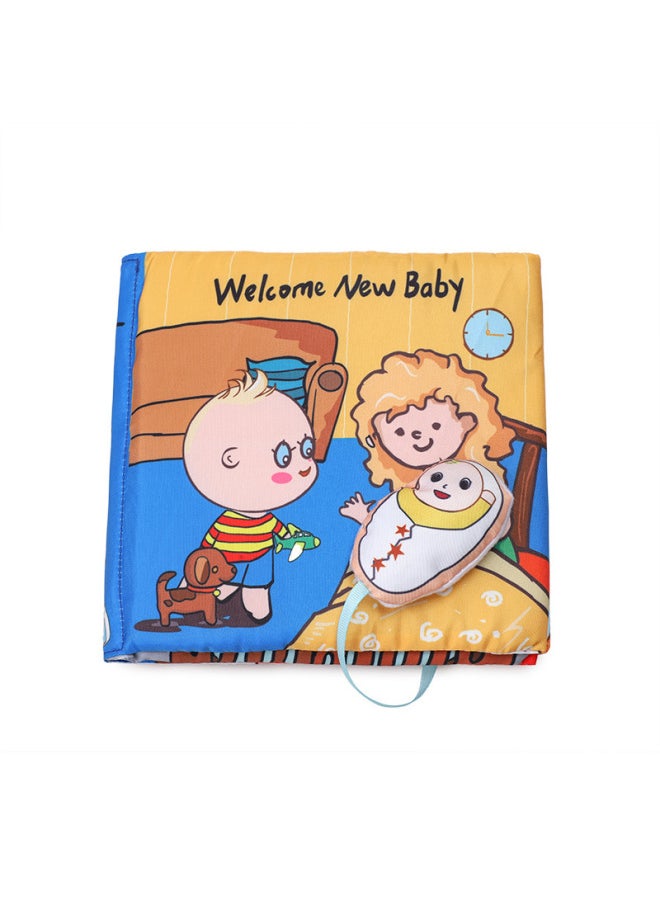 Generic Baby Early Education Cloth Book Tearable Washable Nibbling Cloth Book Bath Toilet Baby Cloth Book 0-year-old Children's Toys-Color:Bath Cloth Book (new)  - Image 5