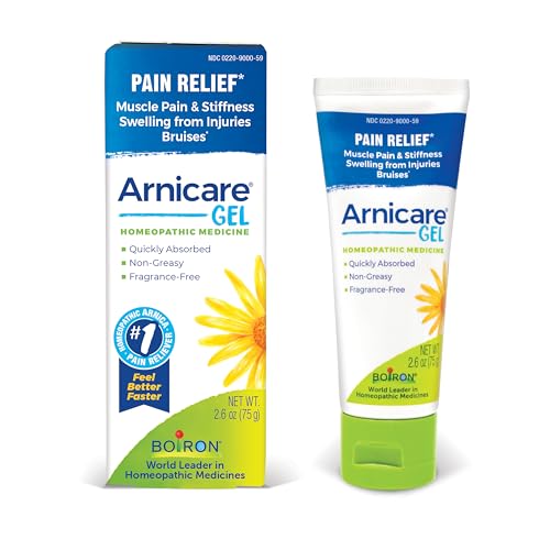 Boiron Arnicare Gel for Relief of Joint Pain Muscle Pain Muscle Soreness and Swelling from Bruises or Injury Nongreasy and FragranceFree 26 oz - Image 1