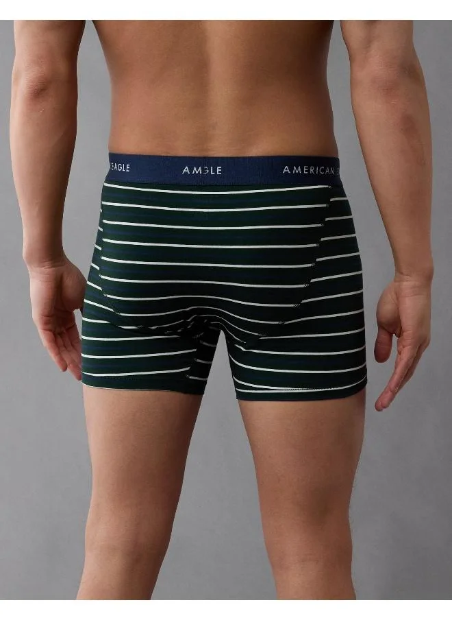 American Eagle AEO Men's Striped 4.5" Classic Boxer Brief