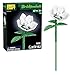Brickcraft Botanicals White Gardenia Flower Building Bricks Set Compatible Building Blocks Kit for Adults Kids DIY Botanical Collection Home Decor Display Model Creative STEM Gift Ages 8 - Image 2