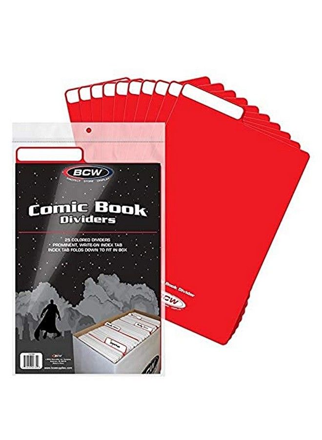 BCW 1Cdred Comic Book Dividersred - Image 1