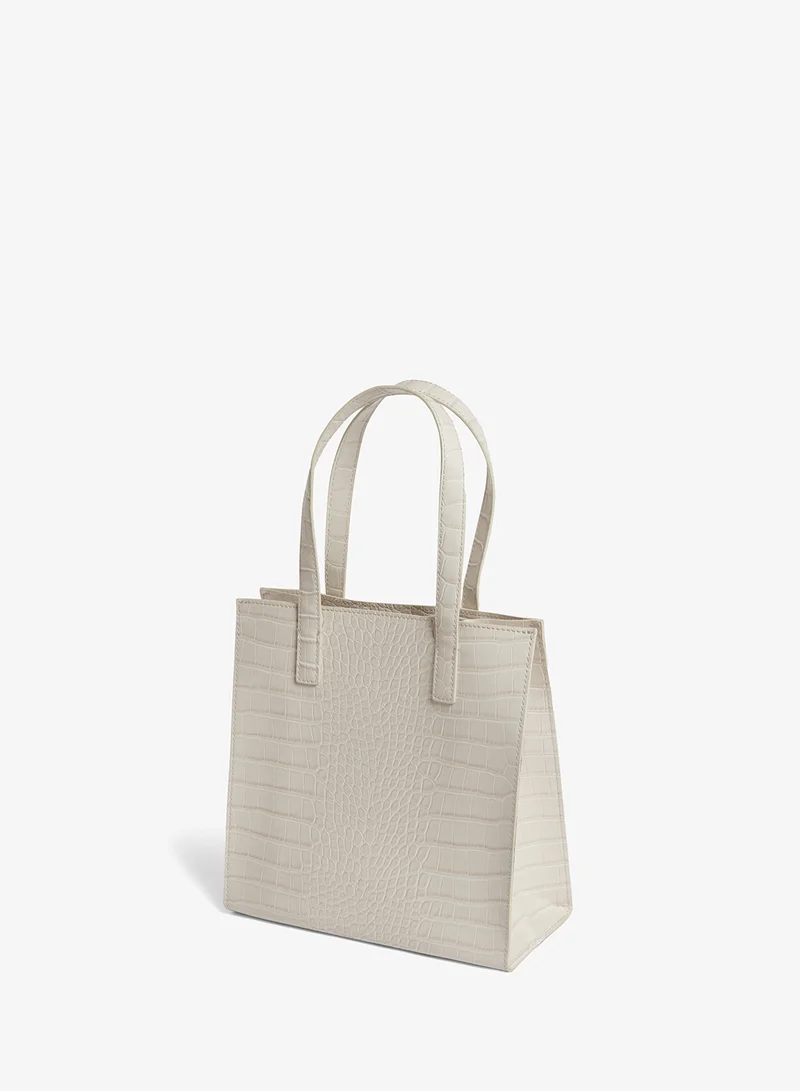 Ted Baker  Wenonaa Croc Effect Small Icon Tote for Women | Best Price UAE