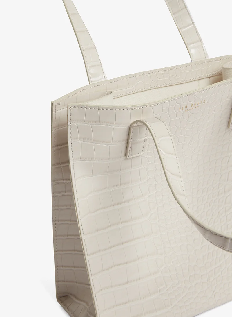Ted Baker  Wenonaa Croc Effect Small Icon Tote for Women | Best Price UAE