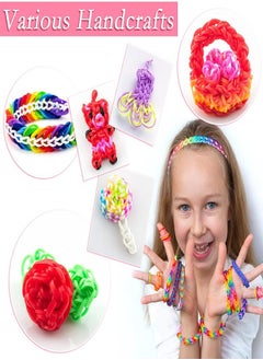 Generic Set More 4400 Colorful Rubber Band For Beginners In 28 Unique Colors With Board Accessories and Storage Bag Refillable bracelets by yourself Christmas toys gift for kids, girls and kids  - Image 3
