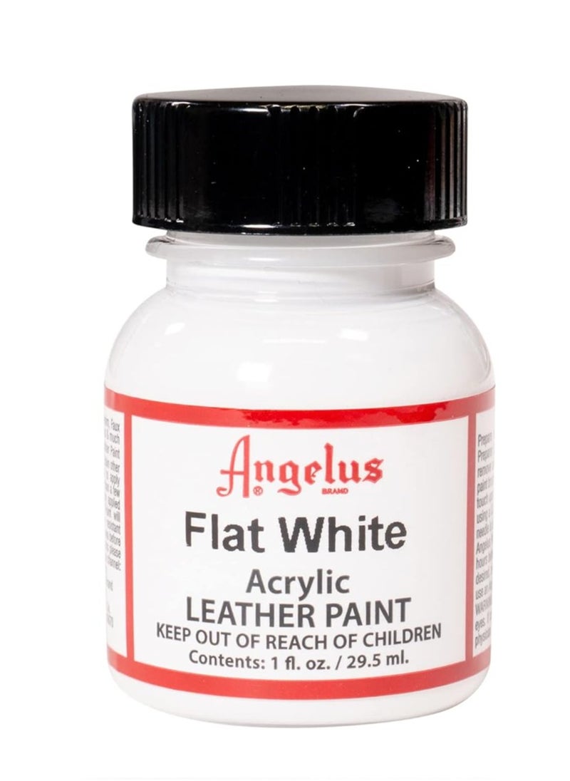 Angelus Angelus Acrylic Leather Paint 1oz Flat White  - Image 2