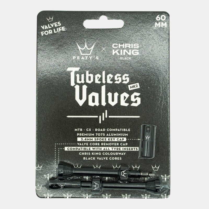 PEATY'S x Chris King (MK2) Tubeless Valves - 60mm - Image 2