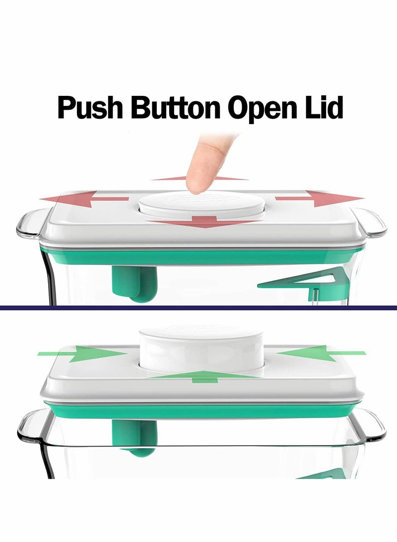 Baby Milk Powder Dispenser, Portable Milk Powder Food Storage Containers with Lid New Born Milk Powder Box - Image 3