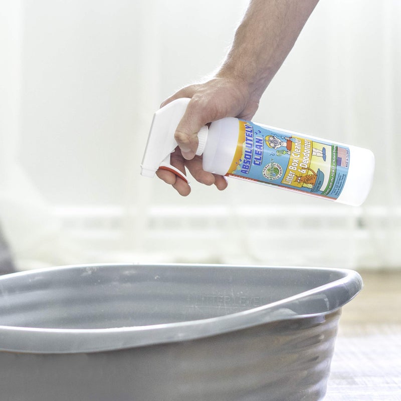 Absolutely Clean Litter Box Cleaner and Odor Eliminator, Eliminate Odors Quickly, Neutralizes Urine and Feces Odors in The Air and The Box, Make Litter Last Longer - Image 4