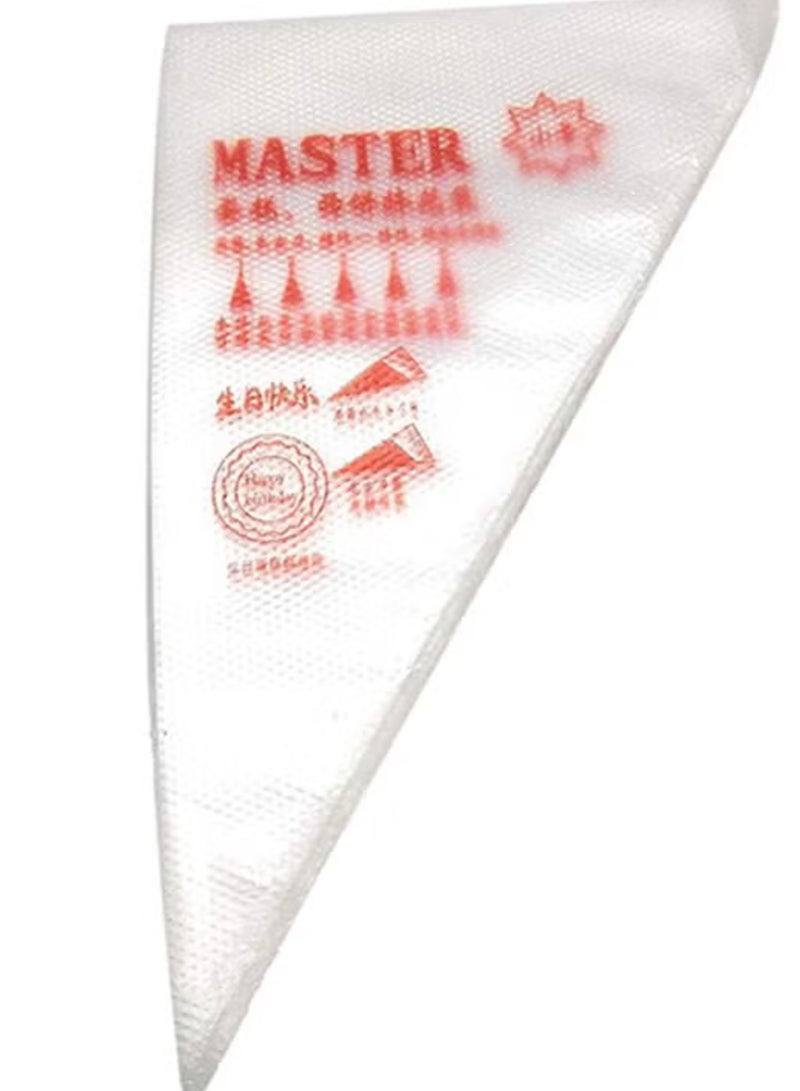 100-Piece Pastry Cake Bag White - Image 1