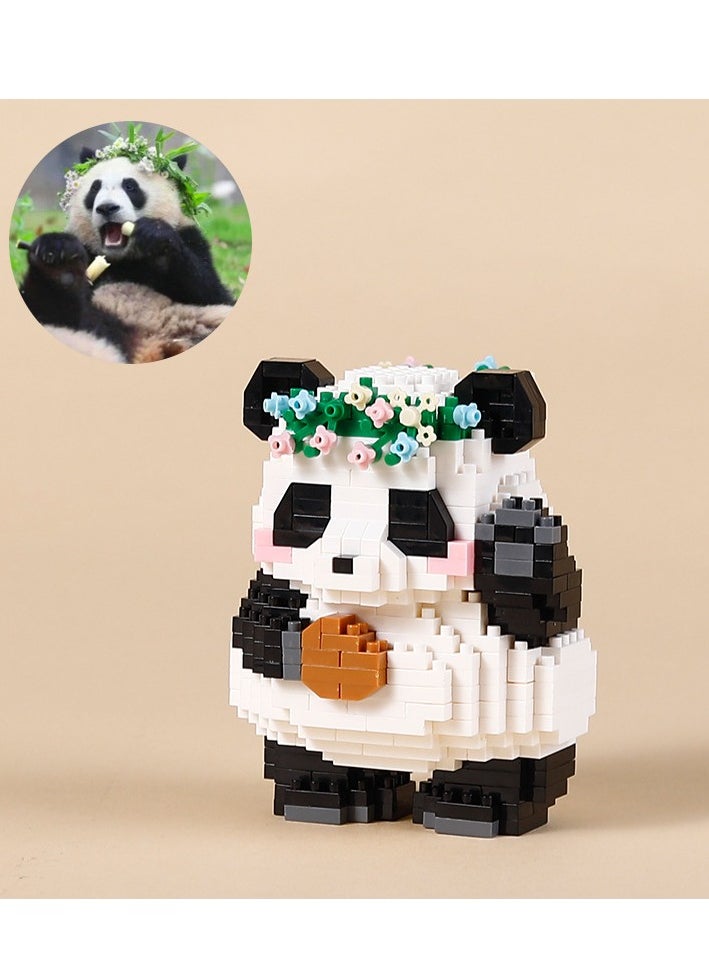 Panda Icons (Huahua Say hi) Building Toy Set 6+ Years 