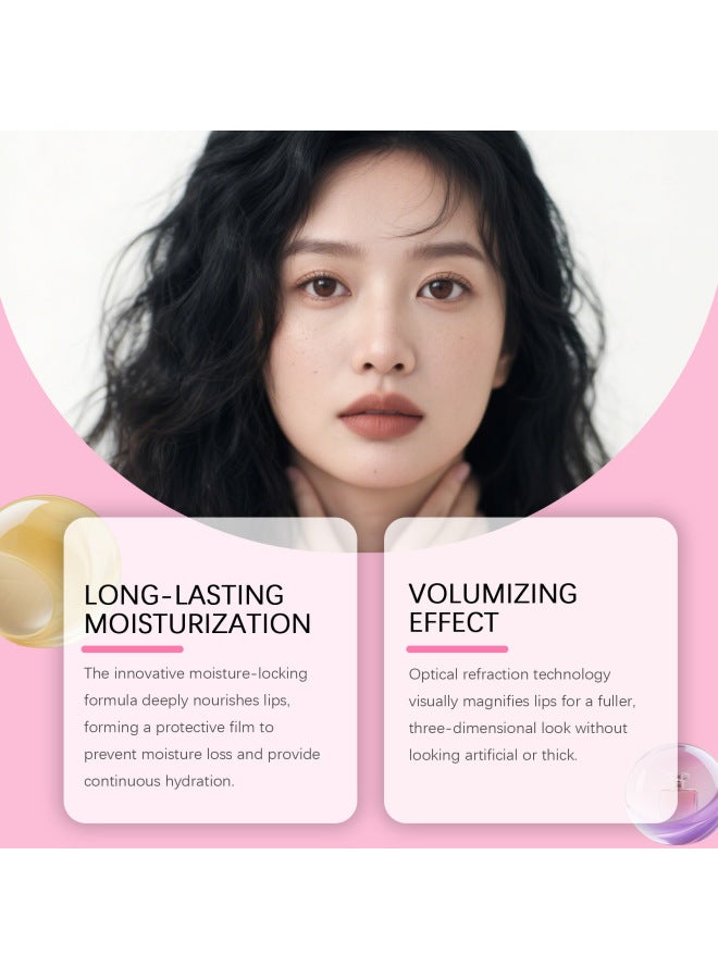 Hydrating Lip Gloss - Moisturizing Care For Lips, Nourishing Skin, Plump And Dewy Look, Multi-color Lip Care - Image 2