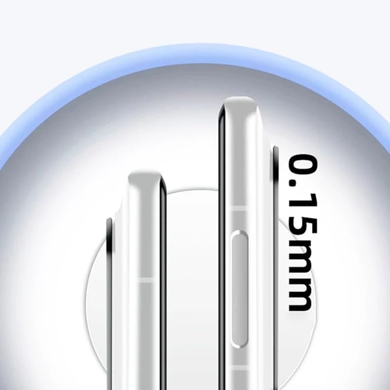 WonReza حماية زجاج الكاميرا الخلفية لهاتف Xiaomi Mi 14 Ultra 5G [3D بريميوم] واقي عدسة الكاميرا (أسود) - Image 4