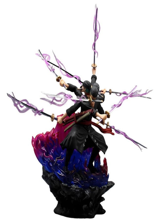 Realmkart Anime Action Figure 9 Sword Style Action Figures Ashura 24CM Figurine Samurai Anime Action Figure for Anime Gifts, Fans - Image 1