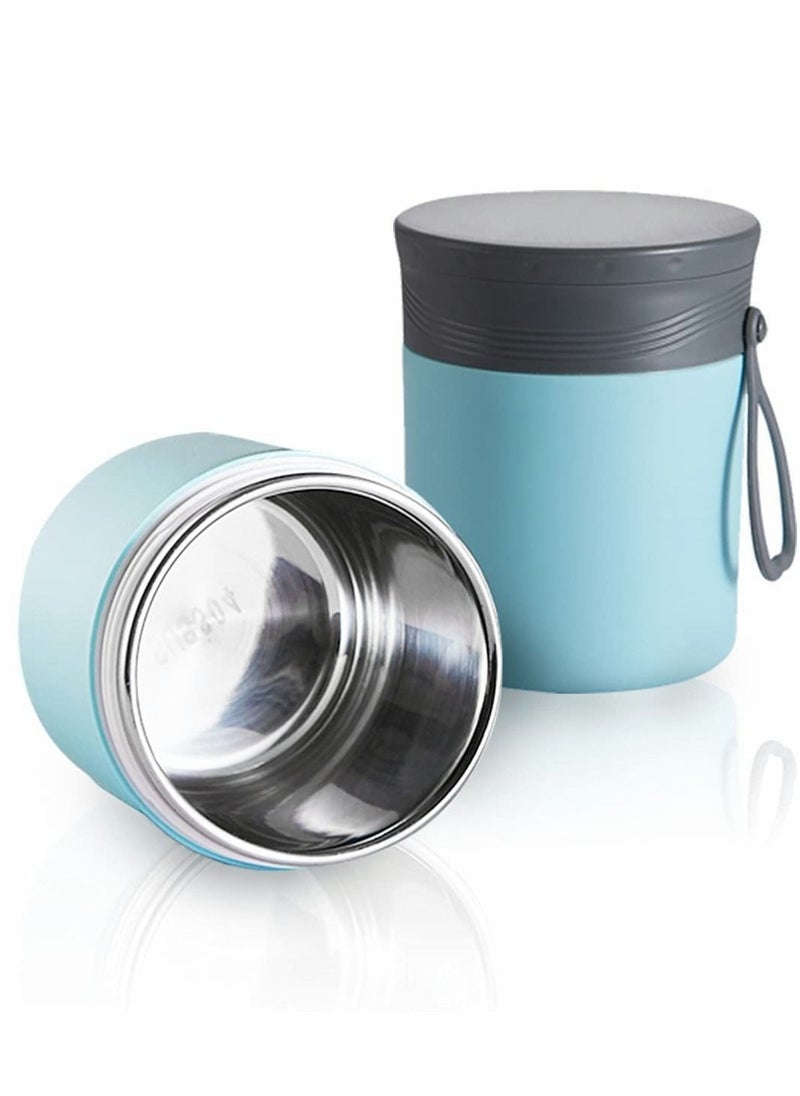 Excefore - Food Flask, 450 ml Food Flask for Hot Food, Insulated Food Containers with a Foldable Spoon - Image 1