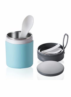 Food Flask, 450 ml Food Flask for Hot Food, Insulated Food Containers with a Foldable Spoon