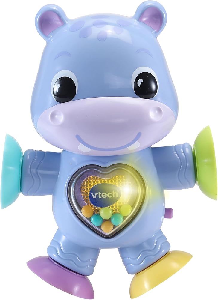 VTech - Stick & Twist Hippo Hippopotamus, Interactive & Developmental Toy with Sounds and Music For Boys & Girls, Suitable for Ages 3 Months+ - Image 1