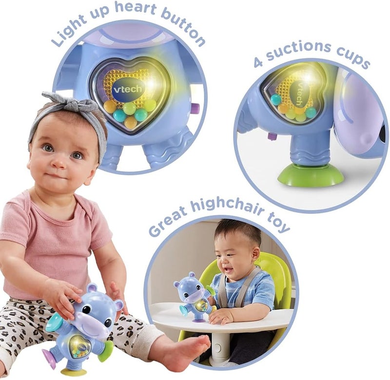 VTech - Stick & Twist Hippo Hippopotamus, Interactive & Developmental Toy with Sounds and Music For Boys & Girls, Suitable for Ages 3 Months+ - Image 4