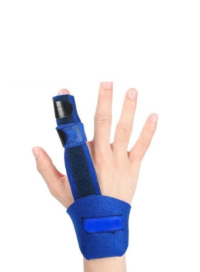 Finger Extension Splint for Trigger Finger Mallet Finger Finger Knuckle Immobilization Finger Fractures Wounds Post-Operative Care and Pain Relief Malleable Metallic Hand Splint Finger Support - Image 5