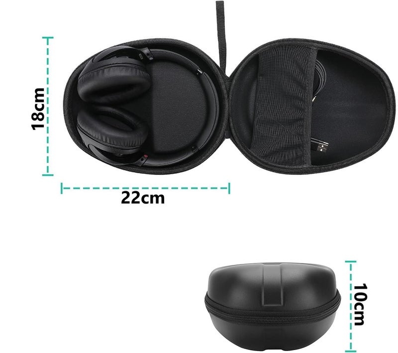 Ramkuwar with device of R Portable Anti-Pressure Large Headset Carrying Case Earpads Storage Bag - Image 2