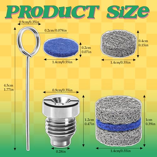 SEPLY 3 Pieces 1.1 mm Orifice Foam Cannon Nozzle and Foam Maker Meshes Kit for Foam Cannon Replacement Thread Nozzle Tips and Mesh Filter, with Cleaning Tools, 3000PSI - Image 3
