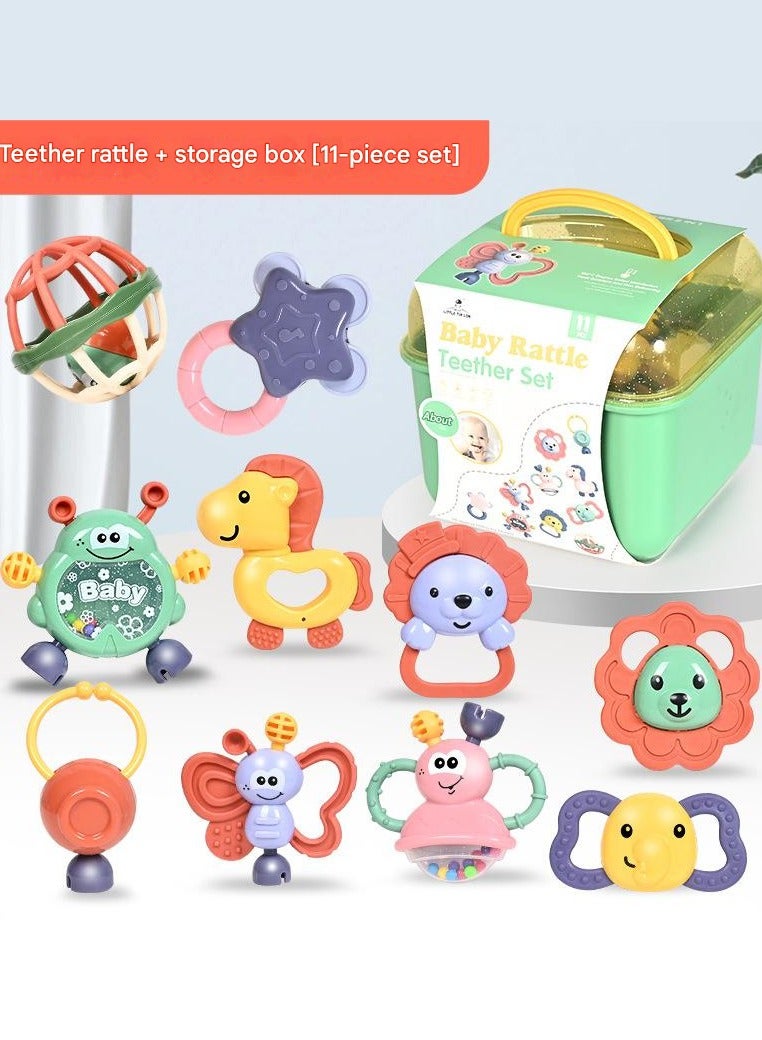 أم أتش دي لعبة خشخشة يدوية للأطفال بعمر 0-1 سنة تعليمية تعليمية مبكرة لإمساك العضاضة - Image 1