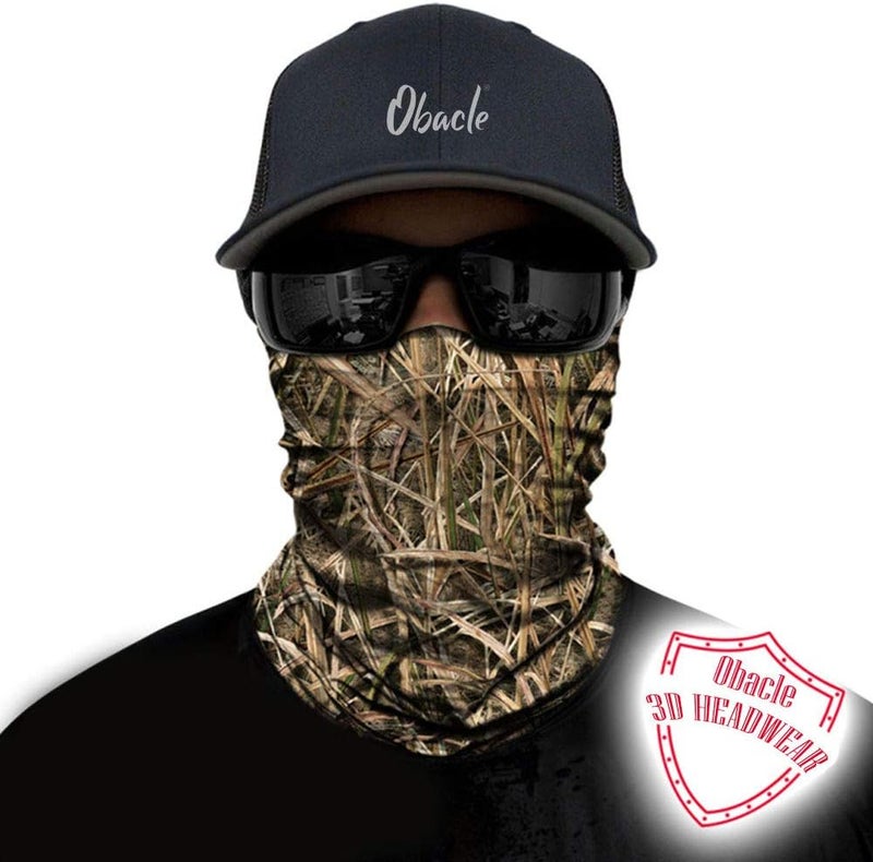 Obacle Neck Gaiter Face Mask Bandana for Dust Wind Sun Protection for Men Women - Image 2