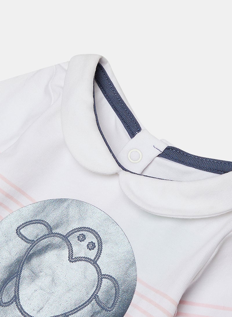 Okaidi OBaiBi By Okaidi Baby Girls Tshirt - Image 3