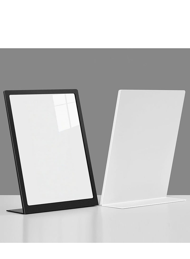 Eckek Carbon Steel Sign Holder, Slanted Menu Displays, Table Top Sign Stand - Image 2