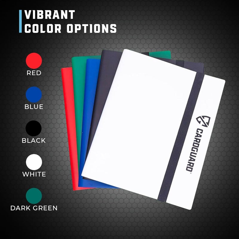 Card Guard Trading Card Binder Pro-Folio – 9 Pocket Binder - Side-Loading Album, Durable & Acid-Free Storage for Pokémon, YuGiOh, MTG, TCG, Game & Sports Cards, Red - Image 5
