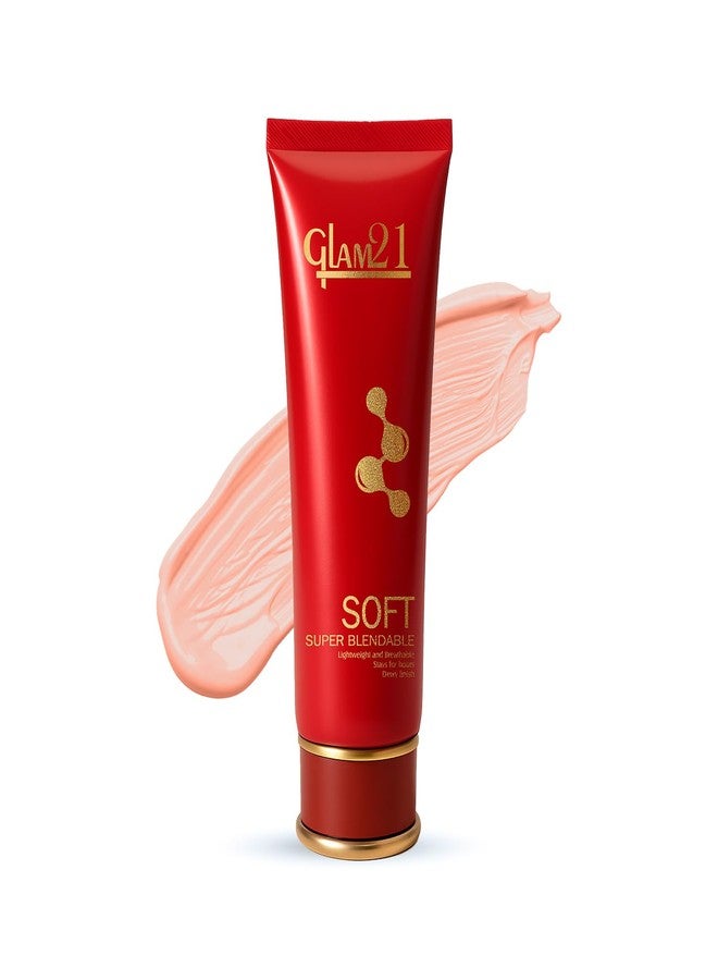 Glam 21 Glam21 Blendable Tube Foundation | Hides Skin Imperfections, Dark Spots, Fine lines | Lightweight | Suitable for All | 6 Shades Match Indian Skin Tones | 70gm |02-Natural - Image 1