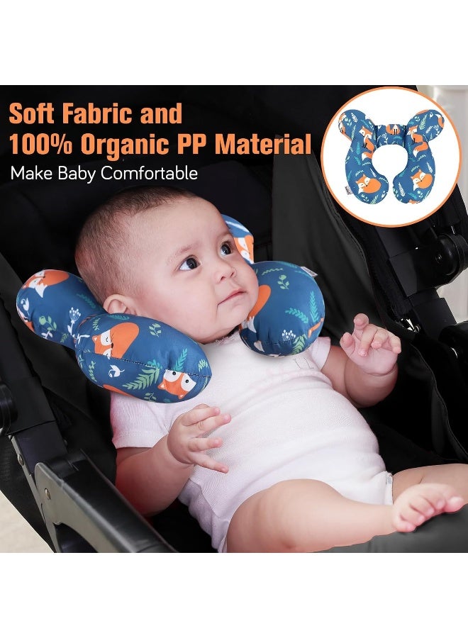 KAKIBLIN Baby Neck Pillow, Upgraded Baby Support Pillow,Baby Neck Support Pillow for Carseat, Newborn Neck Support for Car Seat,Pushchair,Travel - Image 2
