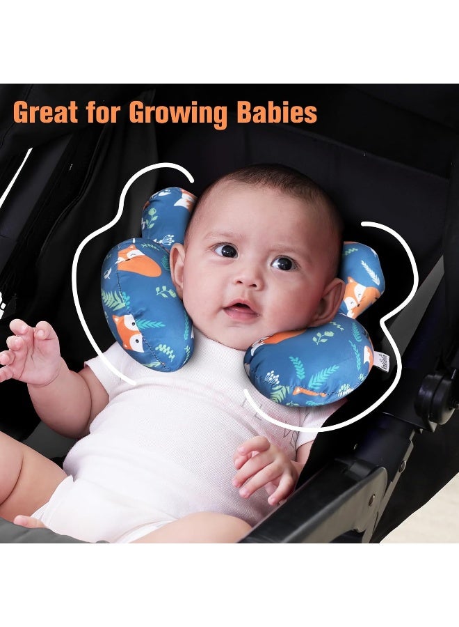 KAKIBLIN Baby Neck Pillow, Upgraded Baby Support Pillow,Baby Neck Support Pillow for Carseat, Newborn Neck Support for Car Seat,Pushchair,Travel - Image 4