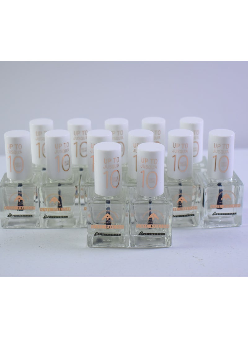 Generic 13 Pieces Transparent Nail Polish  - Image 1