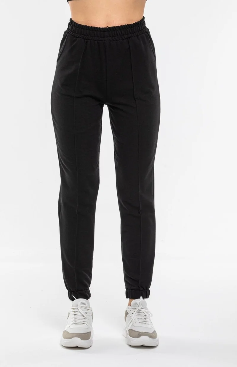 إي إس سي Sweatpants Elastic Leg Stripe Detail