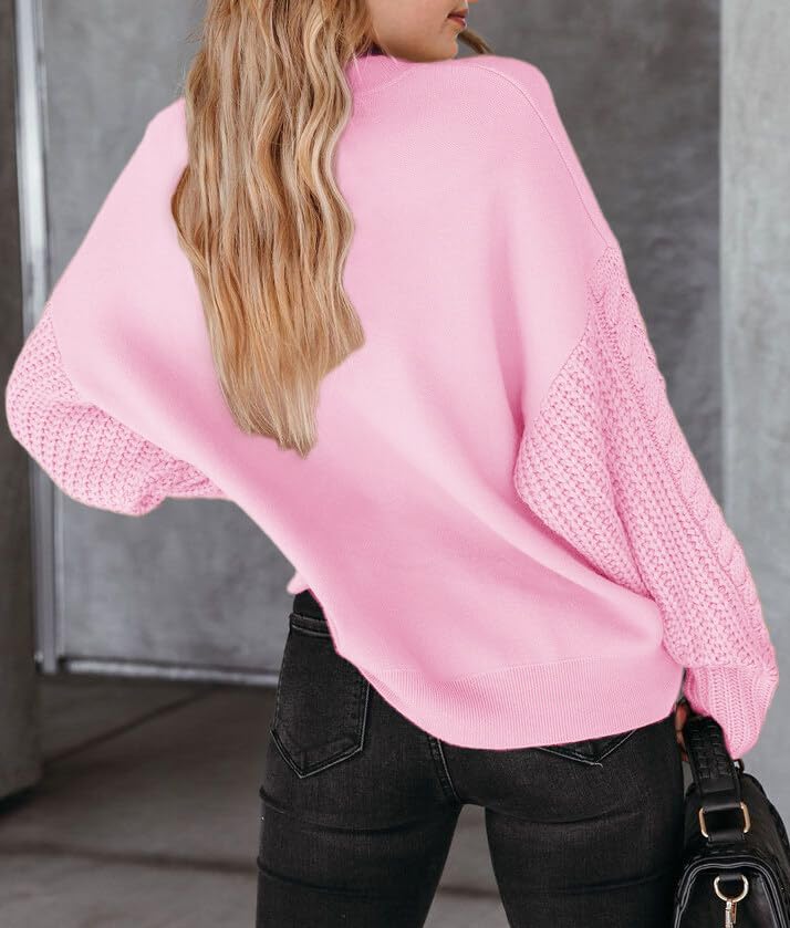 LAVASEON Girls' Sweaters Cute Tops for Teen Girls 9-14 Knit Cute Sweaters Crew Neck - Image 2