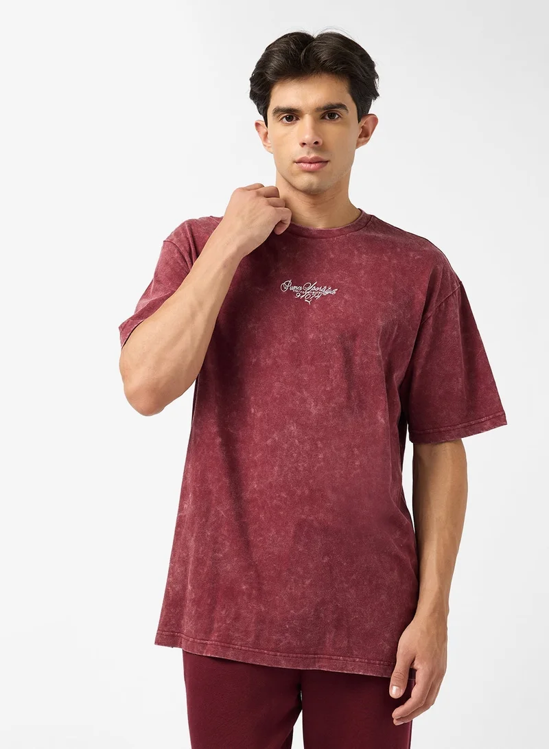 PUMA Graphic Font Play Relaxed Washed T-Shirt