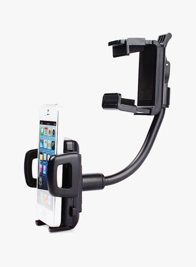 NIBEMINENT Car Rear View Mirror Mount Holder Black  - Image 3