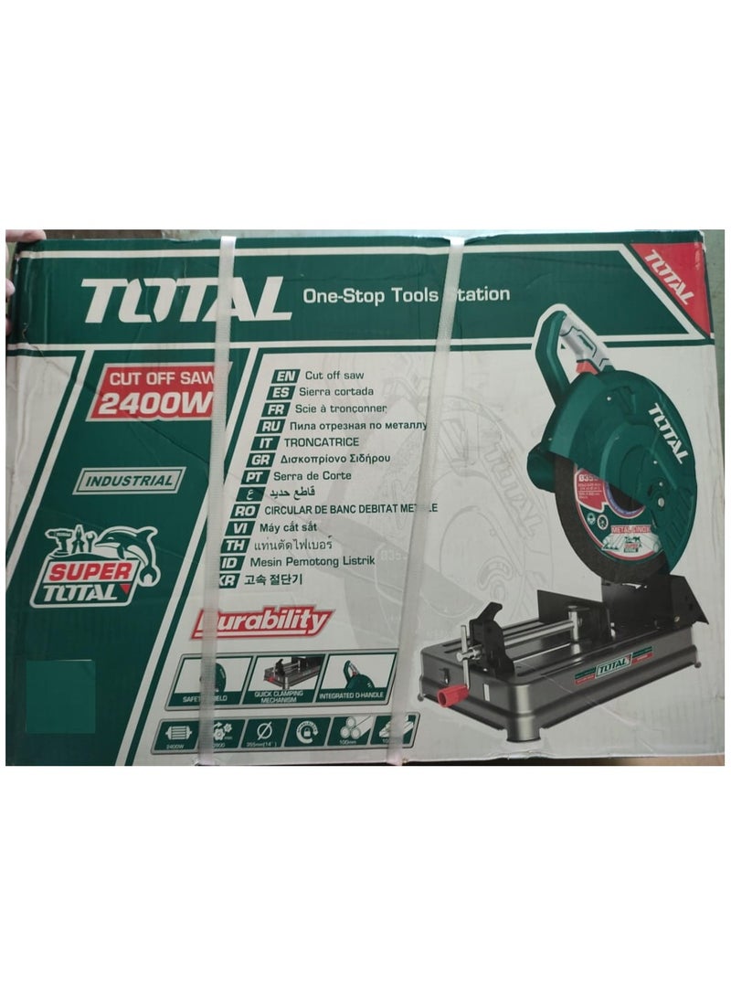 TOTAL 14-inch iron Cut off Saw 2400 watts - Image 2
