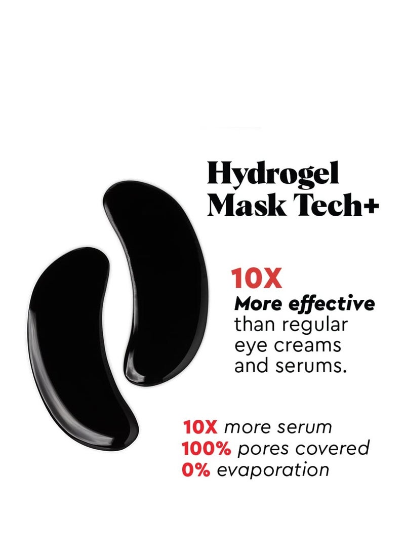 The Wolf Project - Wolf Project Under Eye Patches (15 pairs) For Dark Circles, Puffy Eyes, and Wrinkles - With Caffeine, Vitamin C and Peptides. Under Eye Masks Reduce Tired Eyes And Under Eye Bags - Image 1