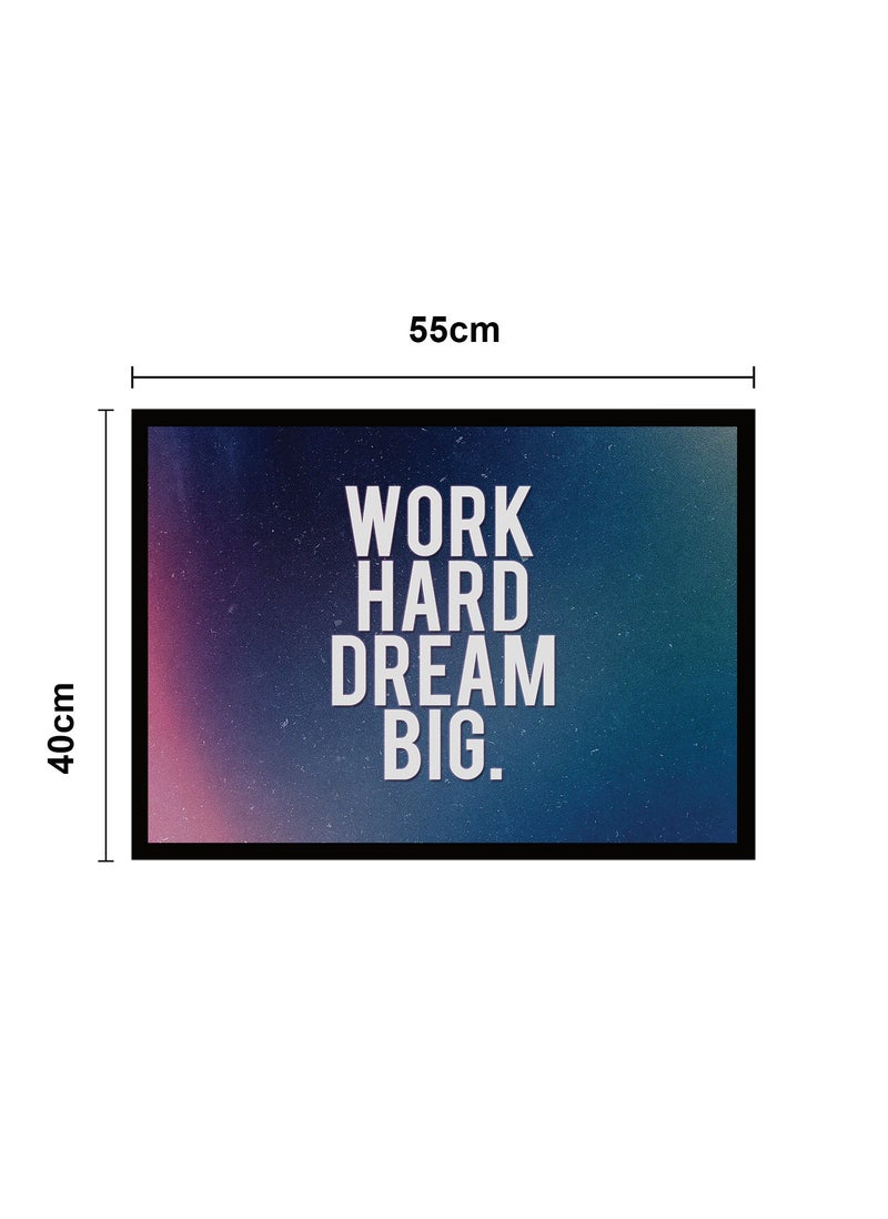 Spoil Your Wall Wall Posters with Work Hard Dream Big Quote and Black Frame - Wall Arts Home Décor Photo Frames - 40x55cm by Spoil Your Wall  - Image 3