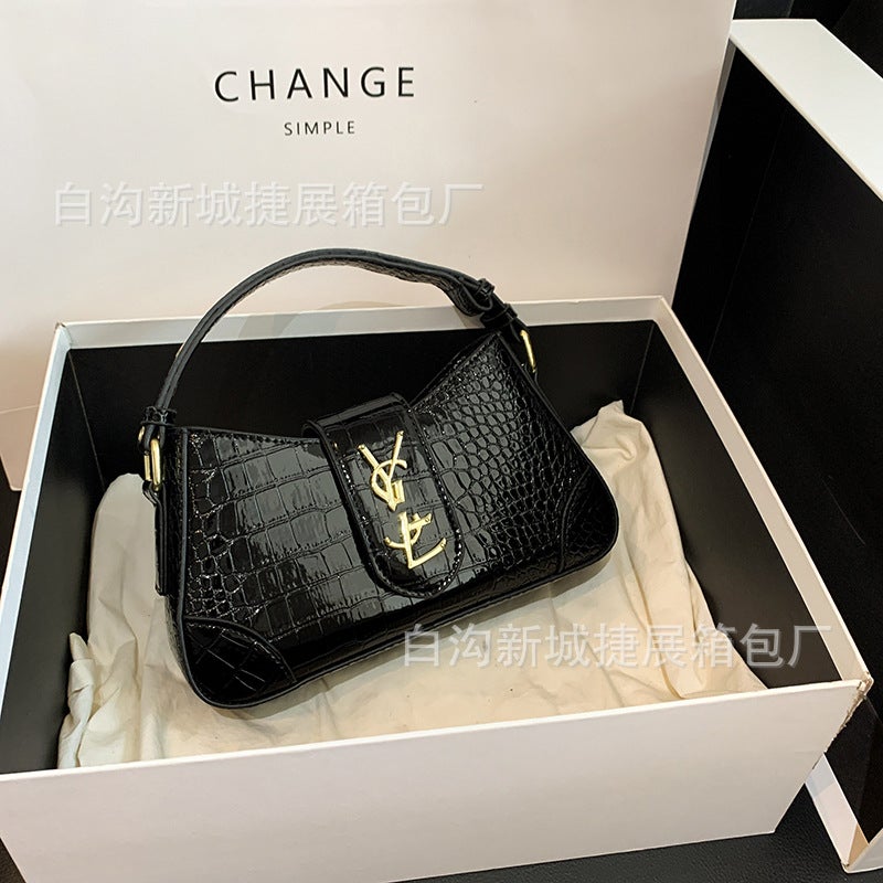 Texted Stone Pattern Underarm Bag 2023 New Fashion Simple Women'S Bag Elegant Shoulder Crossbody Bag Bags - Image 2
