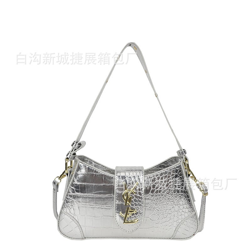 Texted Stone Pattern Underarm Bag 2023 New Fashion Simple Women'S Bag Elegant Shoulder Crossbody Bag Bags - Image 1