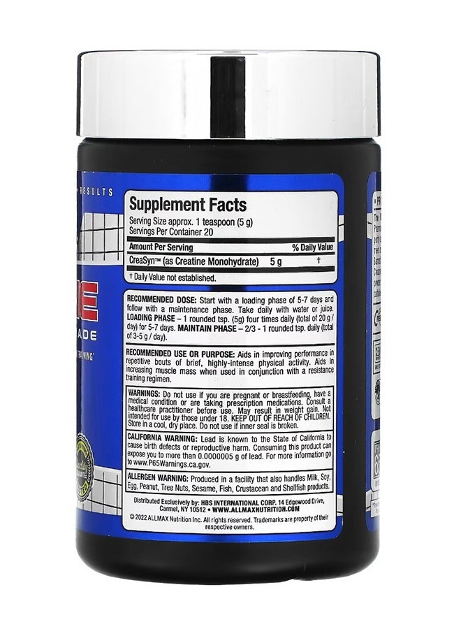 أول ماكس كرياتين من الدرجة الصيدلانية 5 جم 3.53 أونصة (100 جم) - Image 2